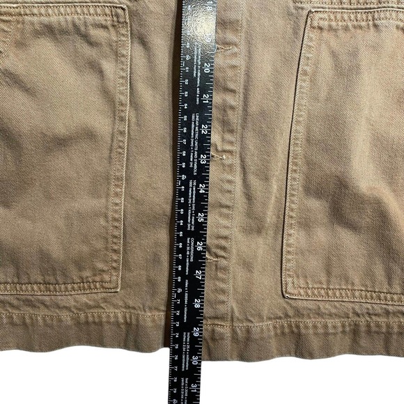Etica Women's Medium‎ Khaki Tan Utility Jacket - Picture 4 of 8